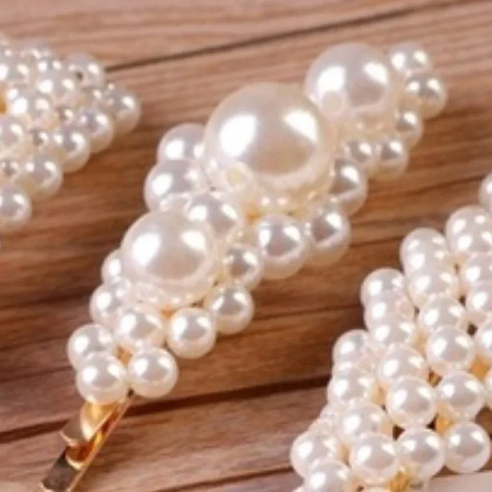 Pearl Hair Clips Fashion Hair Accessories
